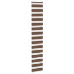 vidaXL Zebra roleta hnedá 45x230 cm šírka látky 40,9 cm polyester – Obrázok 3