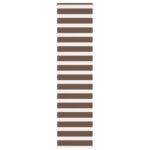 vidaXL Zebra roleta hnedá 55x230 cm šírka látky 50,9 cm polyester