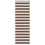 vidaXL Zebra roleta hnedá 75x230 cm šírka látky 70,9 cm polyester