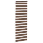vidaXL Zebra roleta hnedá 75x230 cm šírka látky 70,9 cm polyester – Obrázok 4