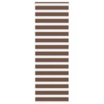 vidaXL Zebra roleta hnedá 80x230 cm šírka látky 75,9 cm polyester