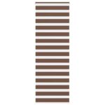 vidaXL Zebra roleta hnedá 85x230 cm šírka látky 80,9 cm polyester