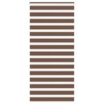 vidaXL Zebra roleta hnedá 100x230 cm šírka látky 95,9 cm polyester