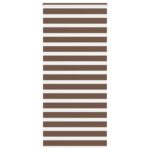 vidaXL Zebra roleta hnedá 105x230 cm šírka látky 100,9 cm polyester