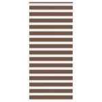 vidaXL Zebra roleta hnedá 110x230 cm šírka látky 105,9 cm polyester