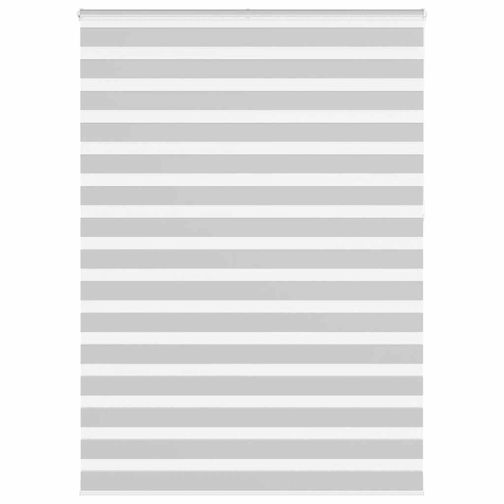 4014506_1.jpg vidaXL Zebrová roleta svetlosivá 155x230 cm šírka látky 150,9 cm polyester – Obrázok 1