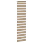 vidaXL Zebrová roleta pieskovo hnedá 55x200 cm šírka látky 50,9 cm polyester – Obrázok 4