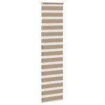 vidaXL Zebrová roleta pieskovo hnedá 55x230 cm šírka látky 50,9 cm polyester – Obrázok 4