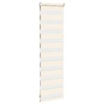 vidaXL Zebra roleta mramorová béžová 45x100 cm šírka látky 40,9 cm polyester – Obrázok 4
