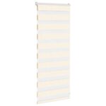 vidaXL Zebra roleta mramorová béžová 55x100 cm šírka látky 50,9 cm polyester – Obrázok 3