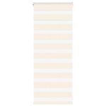 vidaXL Zebra roleta mramorová béžová 65x100 cm šírka látky 60,9 cm polyester
