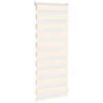 vidaXL Zebra roleta mramorová béžová 65x100 cm šírka látky 60,9 cm polyester – Obrázok 3