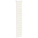 vidaXL Zebra roleta mramorová béžová 40x230 cm šírka látky 35,9 cm polyester – Obrázok 3