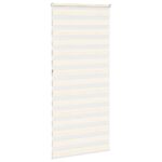 vidaXL Zebra roleta mramorová béžová 105x230 cm šírka látky 100,9 cm polyester – Obrázok 4