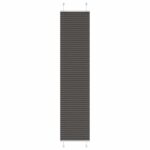 vidaXL Plisovaná roleta čierna 50x200 cm šírka látky 49,4 cm polyester