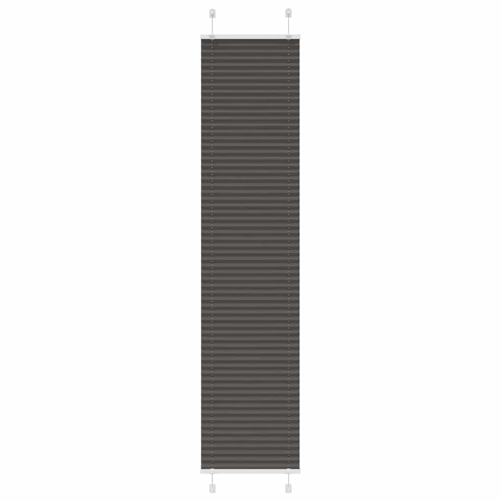 4015150_1.jpg vidaXL Plisovaná roleta čierna 50x200 cm šírka látky 49,4 cm polyester – Obrázok 1