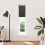 vidaXL Plisovaná roleta čierna 50x200 cm šírka látky 49,4 cm polyester – Obrázok 2
