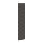 vidaXL Plisovaná roleta čierna 50x200 cm šírka látky 49,4 cm polyester – Obrázok 3
