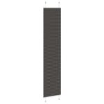 vidaXL Plisovaná roleta čierna 50x200 cm šírka látky 49,4 cm polyester – Obrázok 4