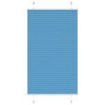 vidaXL Plisovaná roleta modrá 75x100 cm Šírka látky 74,4 cm Polyester