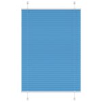vidaXL Plisovaná roleta modrá 80x100 cm šírka látky 79,4 cm polyester – Obrázok 3