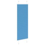 vidaXL Plisovaná roleta modrá 40x150 cm šírka látky 39,4 cm polyester – Obrázok 4