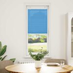 vidaXL Plisovaná roleta modrá 50x150 cm šírka látky 49,4 cm polyester – Obrázok 2