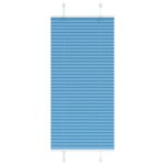 vidaXL Plisovaná roleta modrá 65x150 cm šírka látky 64,4 cm polyester