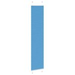 vidaXL Plisovaná roleta modrá 40x200 cm šírka látky 39,4 cm polyester – Obrázok 3