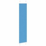 vidaXL Plisovaná roleta modrá 50x200 cm šírka látky 49,4 cm polyester – Obrázok 3