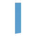 vidaXL Plisovaná roleta modrá 50x200 cm šírka látky 49,4 cm polyester – Obrázok 4