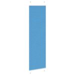 vidaXL Plisovaná roleta modrá 55x200 cm šírka látky 54,4 cm polyester – Obrázok 3