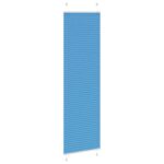 vidaXL Plisovaná roleta modrá 65x200 cm, šírka látky 64,4 cm, polyester – Obrázok 3