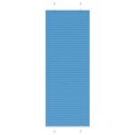 vidaXL Plisovaná roleta modrá 70x200 cm šírka látky 69,4 cm polyester
