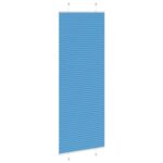 vidaXL Plisovaná roleta modrá 70x200 cm šírka látky 69,4 cm polyester – Obrázok 4