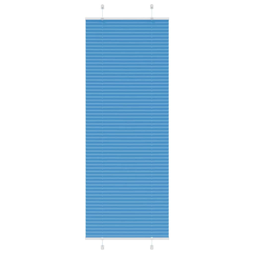4015207_1.jpg vidaXL Plisovaná roleta modrá 80x200 cm šírka látky 79,4 cm polyester – Obrázok 1