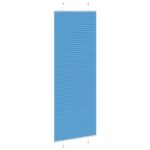vidaXL Plisovaná roleta modrá 80x200 cm šírka látky 79,4 cm polyester – Obrázok 4