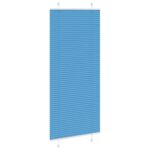 vidaXL Plisovaná roleta modrá 100x200 cm, šírka látky 99,4 cm, polyester – Obrázok 3