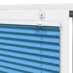 vidaXL Plisovaná roleta modrá 105x200 cm, šírka látky 104,4 cm, polyester – Obrázok 9