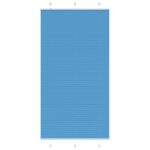 vidaXL Plisovaná roleta modrá 110x200 cm, šírka látky 109,4 cm, polyester