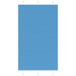 vidaXL Plisovaná roleta modrá 115x200 cm Šírka látky 114,4 cm Polyester