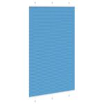 vidaXL Plisovaná roleta modrá 115x200 cm Šírka látky 114,4 cm Polyester – Obrázok 3