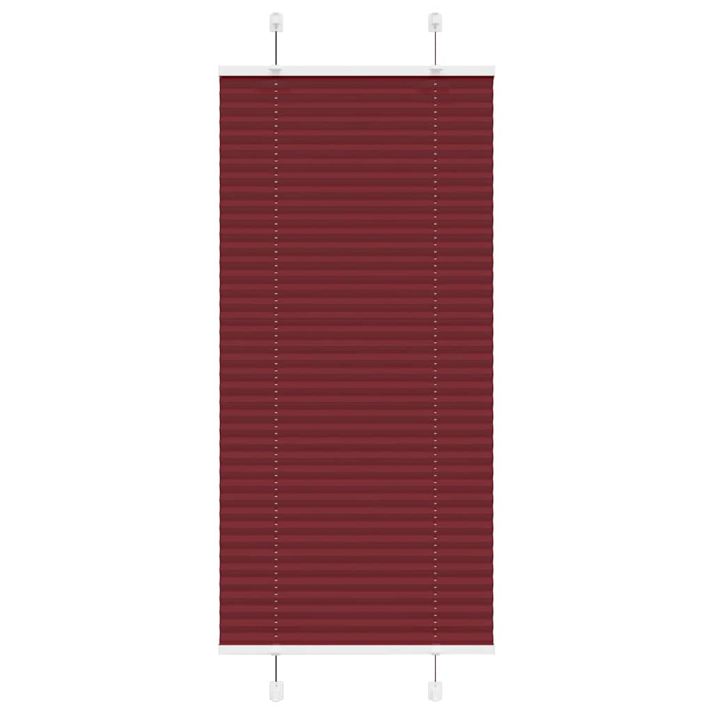 4015236_1.jpg vidaXL Plisovaná roleta bordová červená 55x150 cm šírka látky 54,4 cm polyester – Obrázok 1