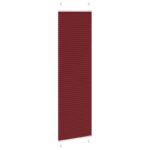 vidaXL Plisovaná roleta bordová červená 60x200 cm šírka látky 59,4 cm polyester – Obrázok 3