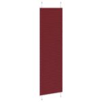 vidaXL Plisovaná roleta bordová červená 60x200 cm šírka látky 59,4 cm polyester – Obrázok 4