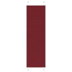 vidaXL Plisovaná roleta bordová červená 65x200 cm šírka látky 64,4 cm polyester