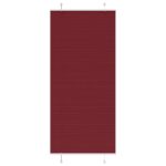 vidaXL Plisovaná roleta bordová červená 95x200 cm šírka látky 94,4 cm polyester