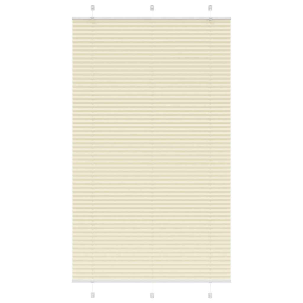 4015317_1-18.jpg vidaXL Skladaná roleta krémová 120x200 cm, šírka látky 119,4 cm, polyester – Obrázok 1