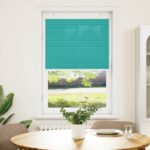 vidaXL Plisovaná roleta petrolejovo zelená 80x100 cm šírka látky 79,4 cm polyester – Obrázok 2