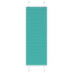 vidaXL Plisovaná roleta petrolejovo zelená 40x150 cm šírka látky 39,4 cm polyester